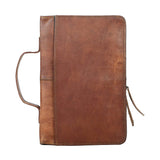 Funda de cuero para libro