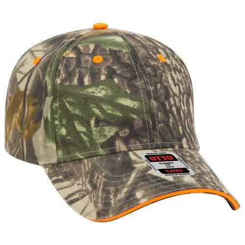 Hojas de otoño - Gorra de béisbol de camuflaje