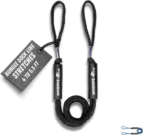 4-5.5 ft Bungee Dock Line – Ultimate Stretch and Security for your Watercraft