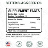 Ocean Black Seed Oil Supplement - 1000mg Çörek Otu Yağı Capsules, 60 Count (1+1 Free) - Natural Health Support