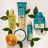 Bioxcin Keratin & Argan Hair Care Oil - Nourishing, Anti-Frizz, Daily Use Hair Oil for Damaged Hair