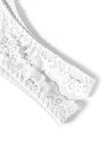 White Lace Women's Slip Underwear Set - 2 Pack | Size M