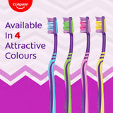 Colgate Zig Zag Charcoal Manual Toothbrush for Effective Oral Hygiene - Medium Bristle Hardness