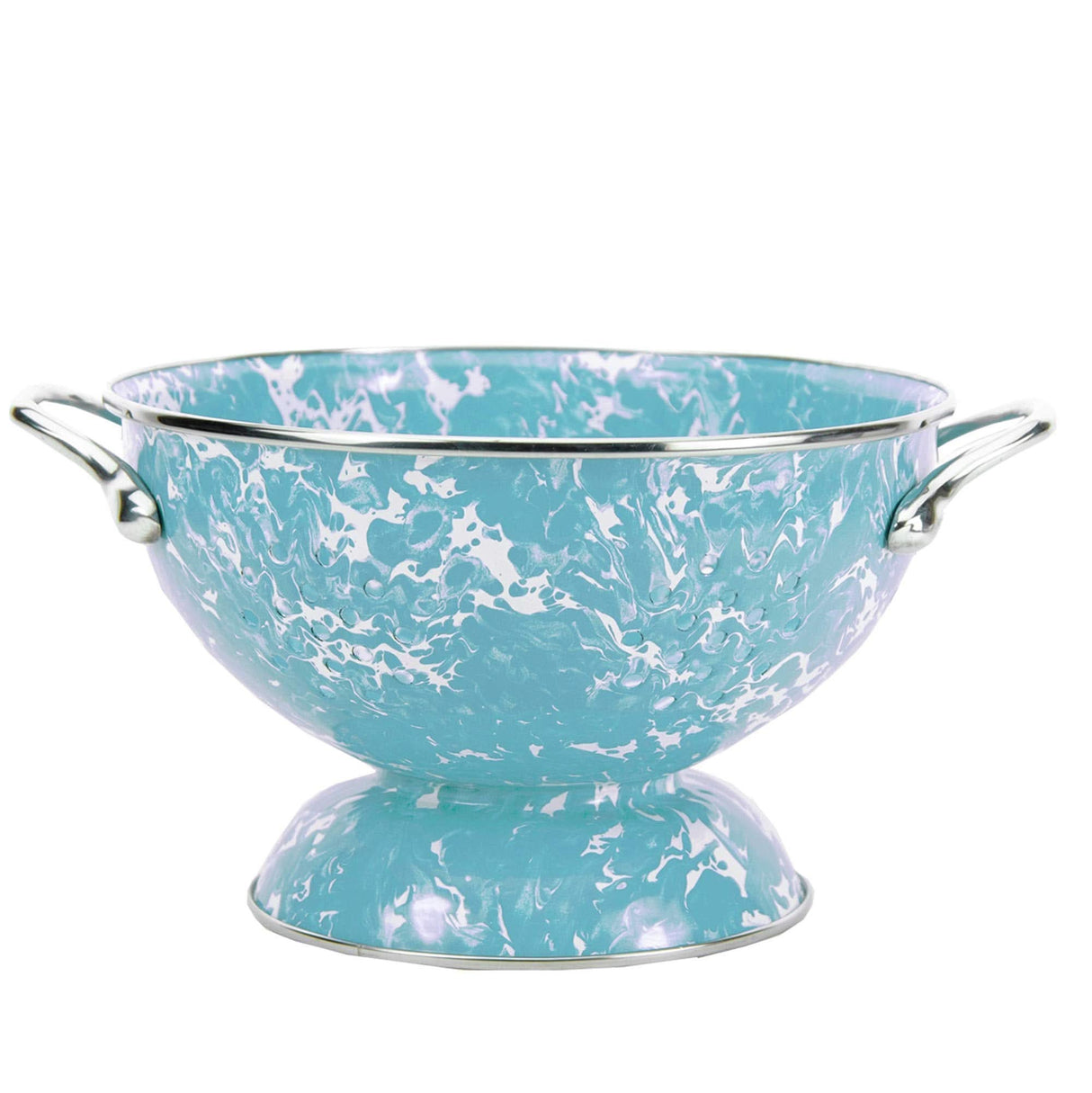 Golden Rabbit Enamelware Medium Colander 3 Quart