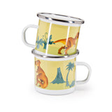 Golden Rabbit Enamelware 3-piece Child Dinner Sets