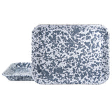 Golden Rabbit Enamelware Quarter Sheet Trays - Set of 2