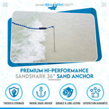 Lite 36 Anchor – Reliable, Portable Anchor for Boats and Pontoons - Inflatable Anchor