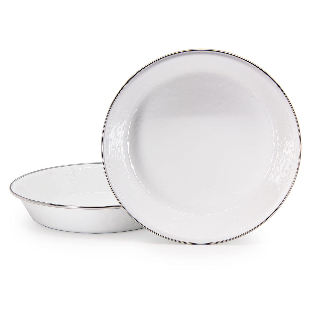 Golden Rabbit Enamelware 10" Pie Plate