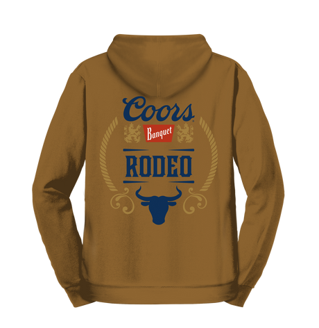 Coors Rodeo Hooded Sweatshirt - Brown