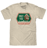 Retro Smokey Bear Only You Can Prevent Wildfires T-Shirt - Oatmeal Heather