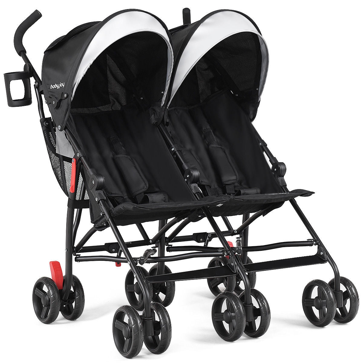 Cochecito doble plegable para gemelos, ultraligero, tipo paraguas, para niños
