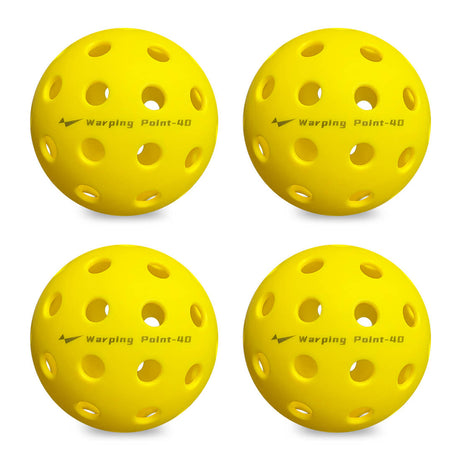 Pelotas de pickleball para exteriores - Amarillas