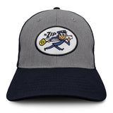 USPS Mr Zip Mesh Back Hat - Gray and Navy Blue