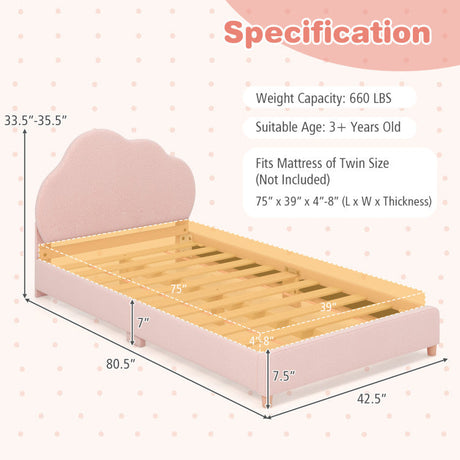 Juego de muebles infantiles 2 en 1: estructura de cama individual y juego de mesa de actividades de 3 piezas y sillas
