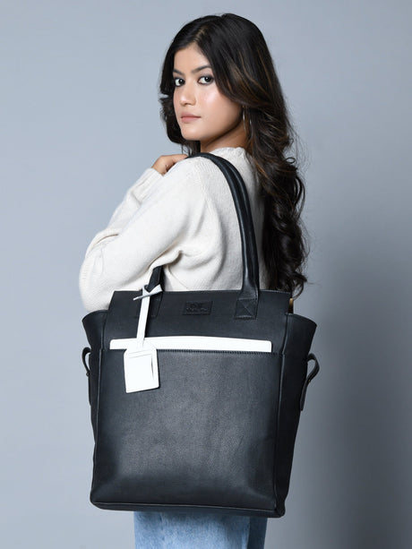 Bolso Shopper Elegancia Nocturna Noir