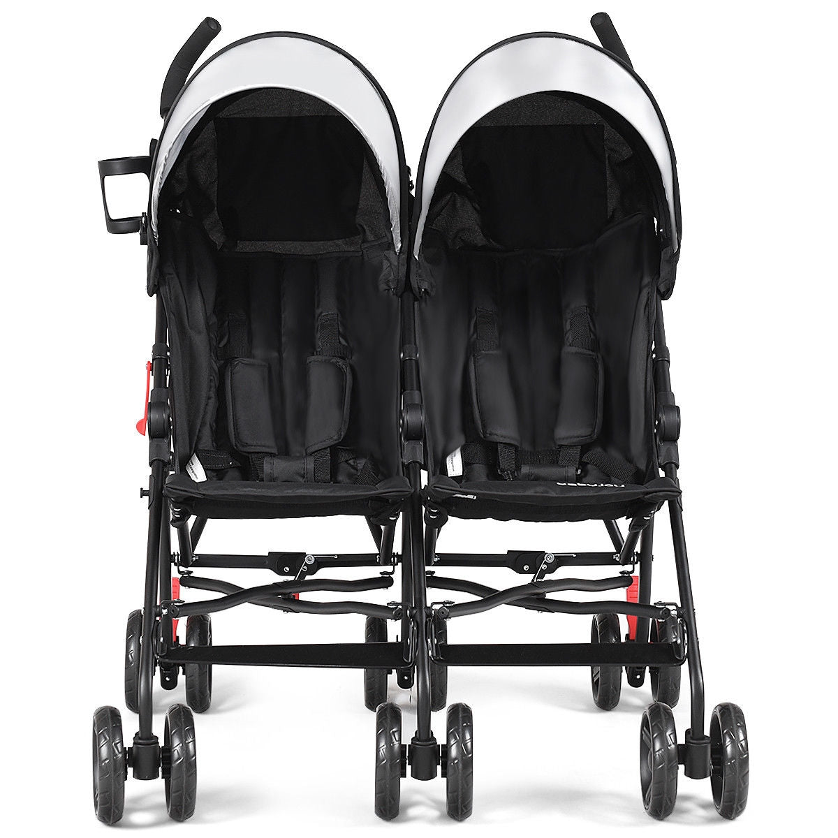 Cochecito doble plegable para gemelos, ultraligero, tipo paraguas, para niños