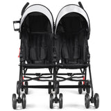 Cochecito doble plegable para gemelos, ultraligero, tipo paraguas, para niños