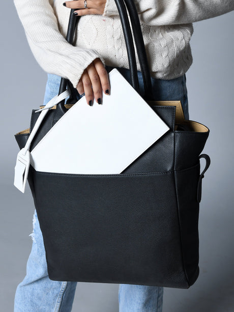 Bolso Shopper Elegancia Nocturna Noir