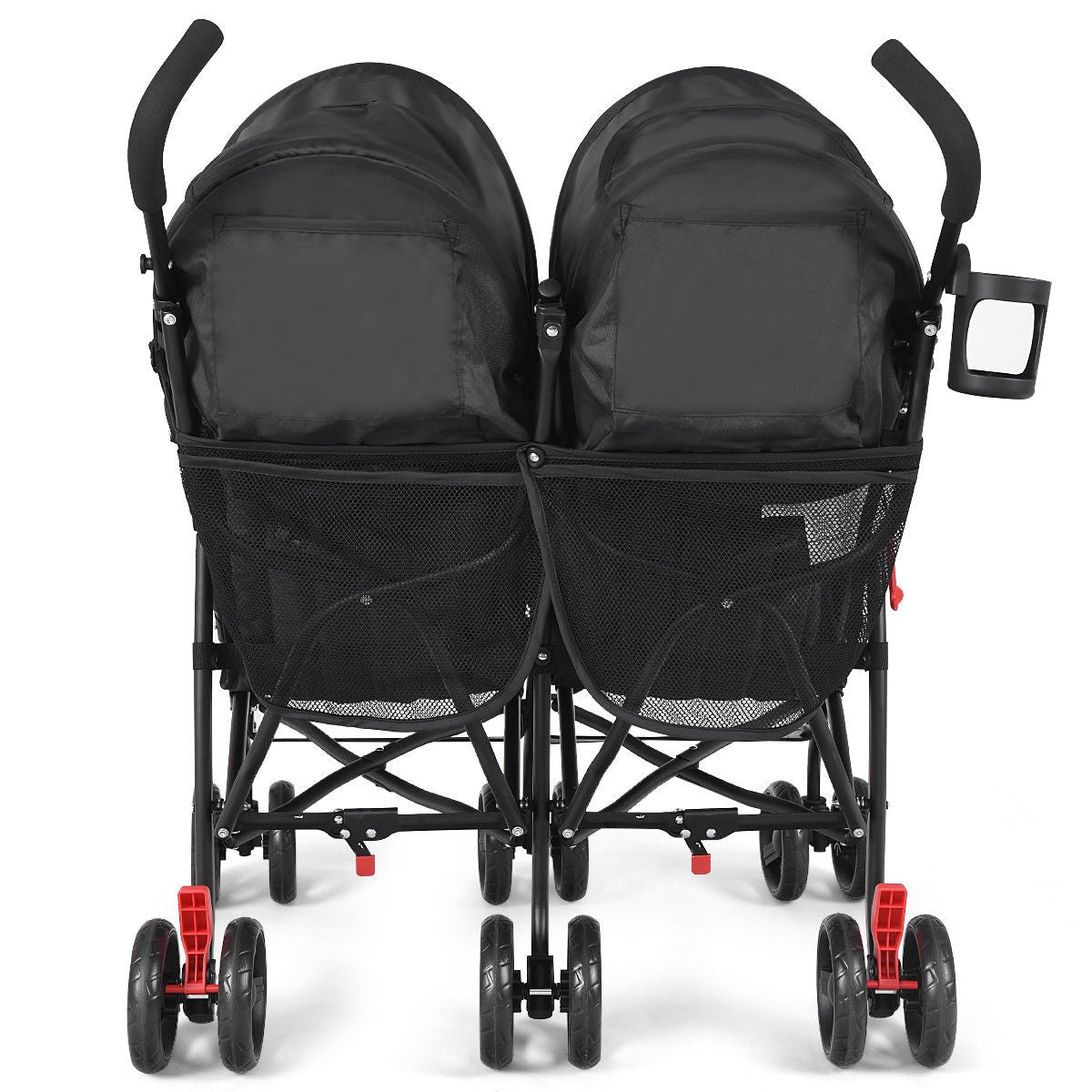 Cochecito doble plegable para gemelos, ultraligero, tipo paraguas, para niños