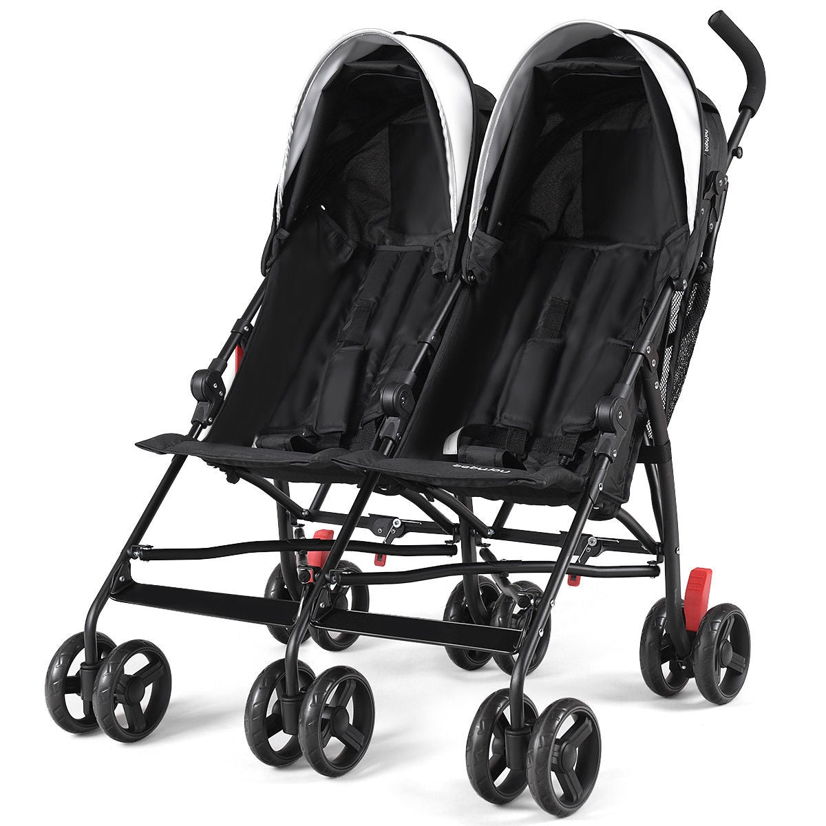 Cochecito doble plegable para gemelos, ultraligero, tipo paraguas, para niños