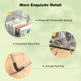 Estante de secado de ropa de 2 niveles, plegable con estructura de aluminio