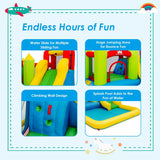 Inflatable Bounce House Water Slide Jump Bouncer without Blower
