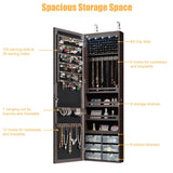 5 LEDs Jewelry Armoire Wall Mounted / Door Hanging Mirror