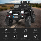 12V Kids Ride On Truck with Remote Control and Double Magnetic Door