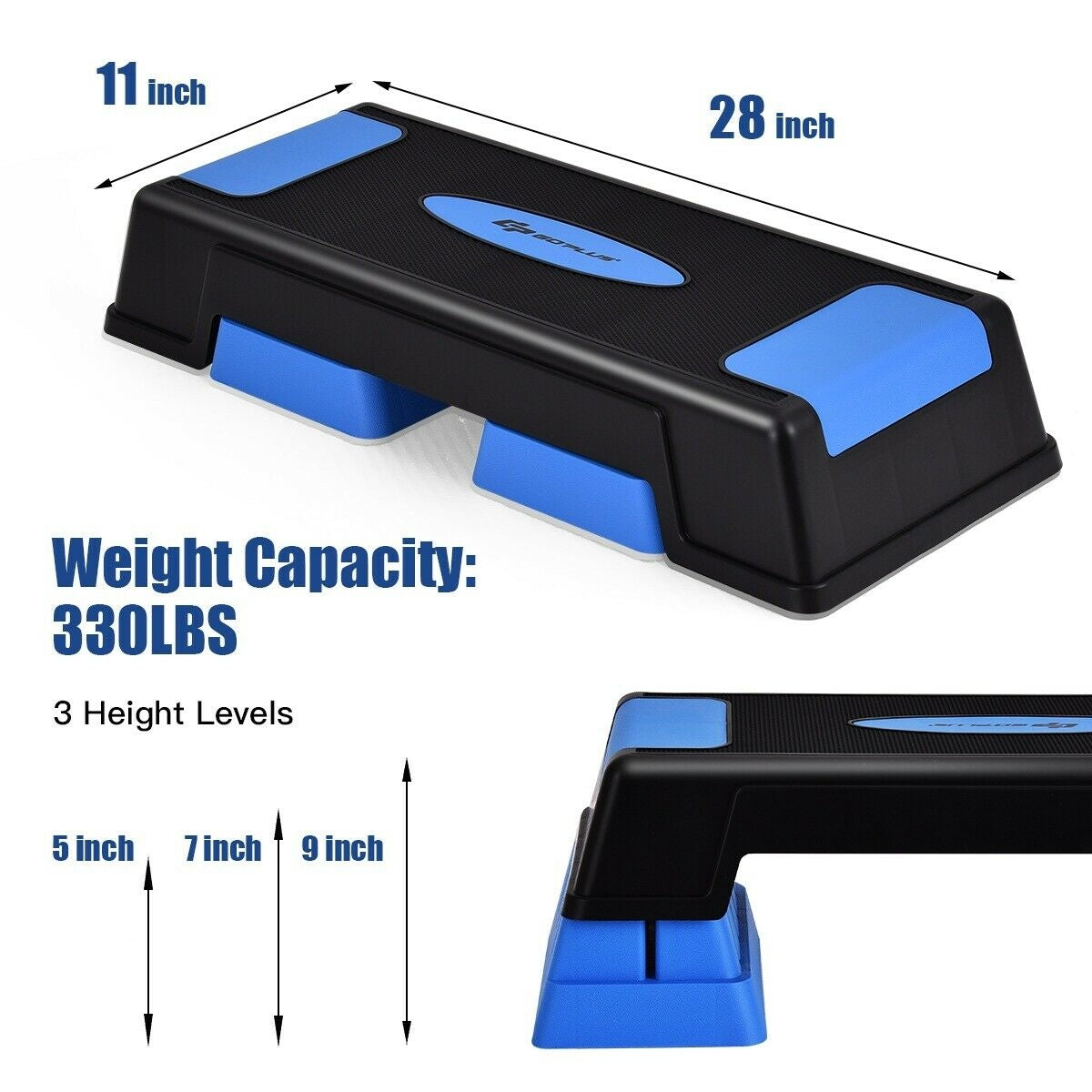 Entrenador de stepper para ejercicio aeróbico con altura ajustable 5
