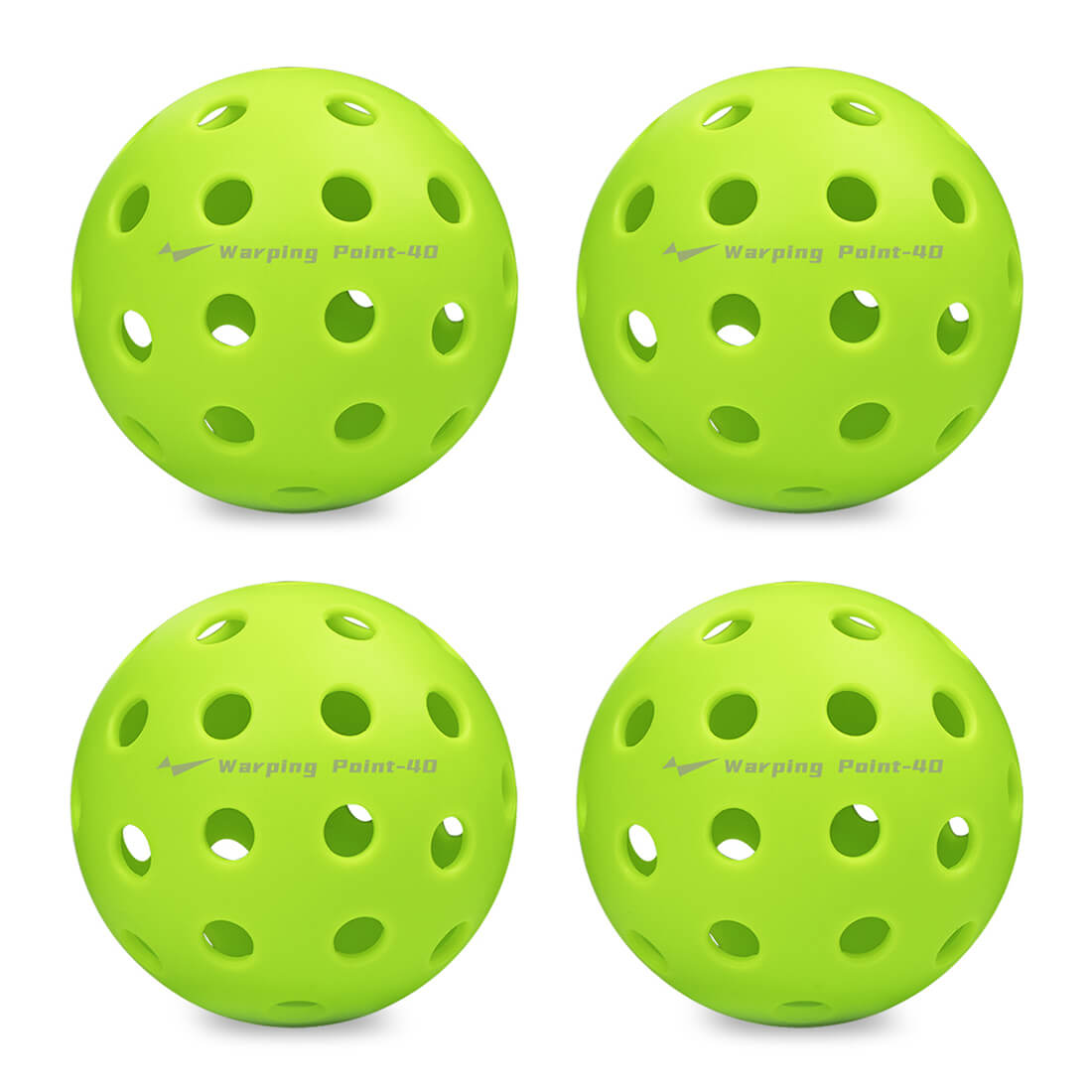 Pelotas de pickleball para exteriores - Verdes