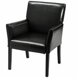 Sofá de sillón ejecutivo moderno de cuero sintético