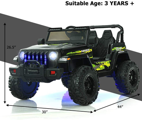 Coche Jeep Eléctrico para Niños de 12V con Control Remoto 2.4 G