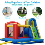 Castillo hinchable infantil con soplador