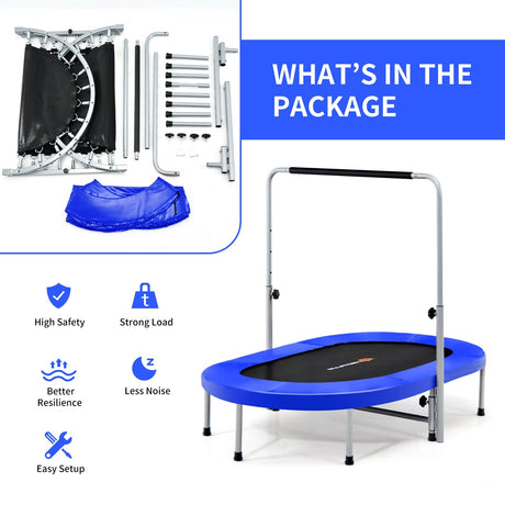 Trampolín Rebotador Plegable para Niños de 2 Plazas