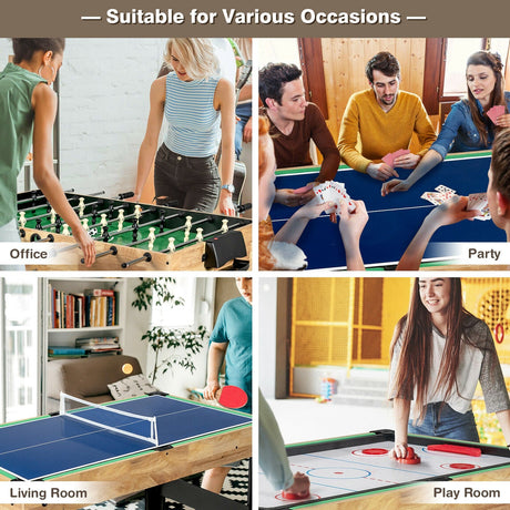 Mesa de juegos multifunción 10 en 1 para el hogar