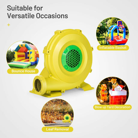 Soplador de Aire de 1100W, Soplador Hinchable para Casas de Rebotar Hinchables