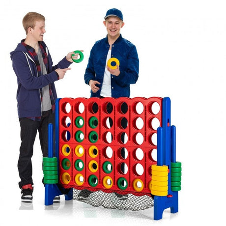 Juego Gigante 4 en raya con almacenamiento de red - Azul