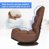 Silla de juego plegable de suelo de 5 posiciones