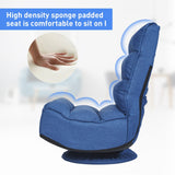 Silla de juego plegable de suelo de 5 posiciones