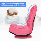 Silla de juego plegable de suelo de 5 posiciones