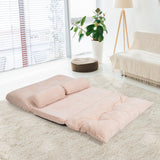 Sofá cama reclinable de 6 posiciones con 2 almohadas