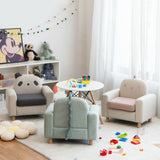 Sofá Infantil con Reposabrazos y Cojín Grueso