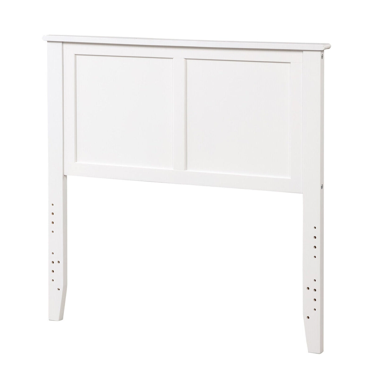 Cabecero de panel plano de madera maciza para cama individual