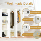 Organizador Plegable de Ropa para Armario con 8 Compartimentos