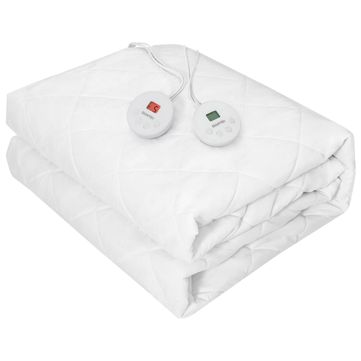Colchón eléctrico con calefacción y apagado automático con controlador dual - Tamaño Queen