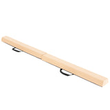 Viga de equilibrio plegable de 7 pies con cubierta de gamuza extraíble y base antideslizante