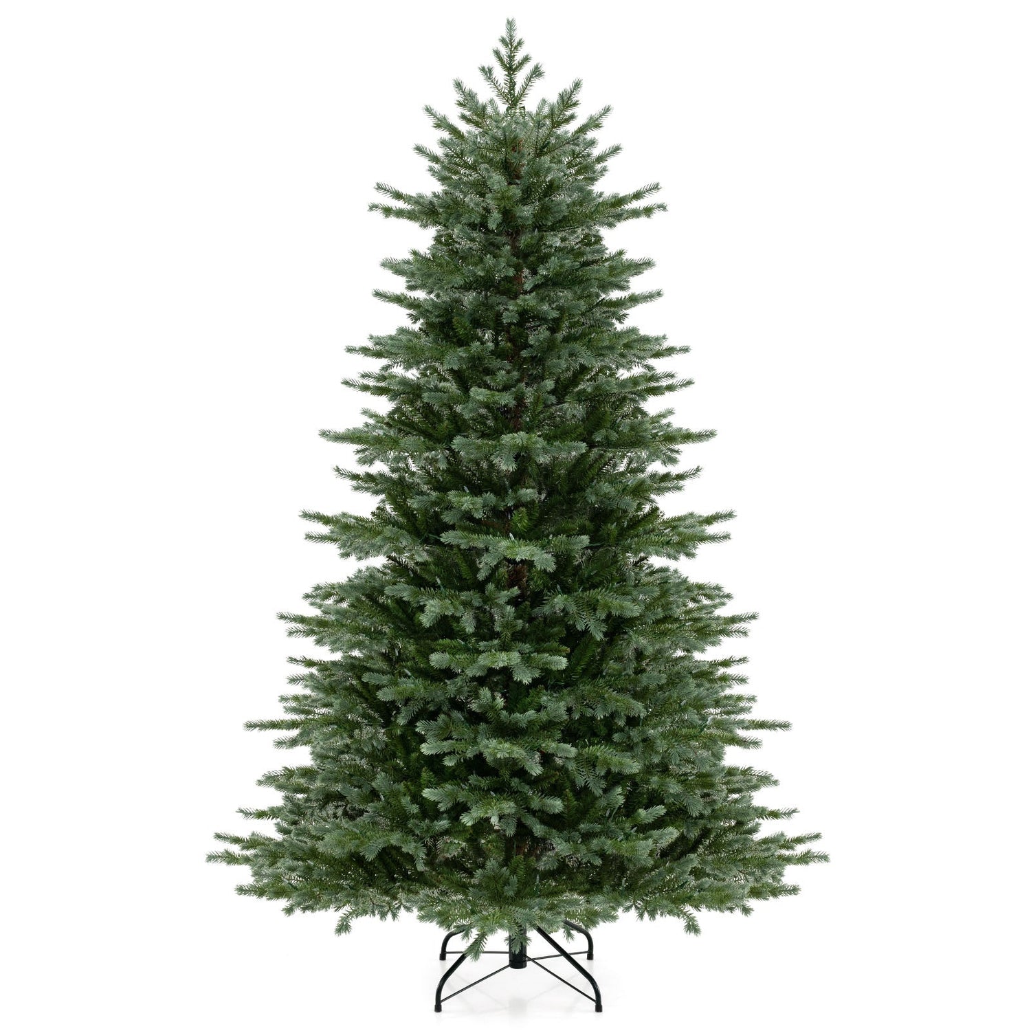 5/6/7 Feet Artificial Christmas Tree with 1426/2116/3156 Lush PVC and 200/300/400 Warm White LED Lights