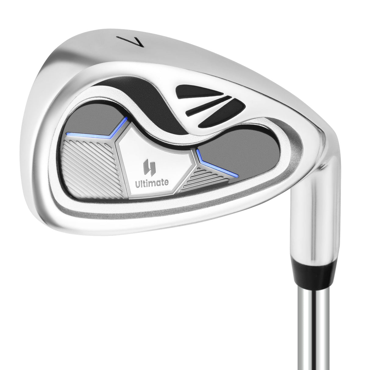 Palo de golf individual de hierro n.º 7 para hombre con varilla de acero y funda para la cabeza