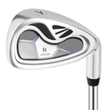 Palo de golf individual de hierro n.º 7 para hombre con varilla de acero y funda para la cabeza