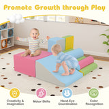7-Piece Foam Blocks for Toddlers Soft Climbing Toys Indoor Play for Babies